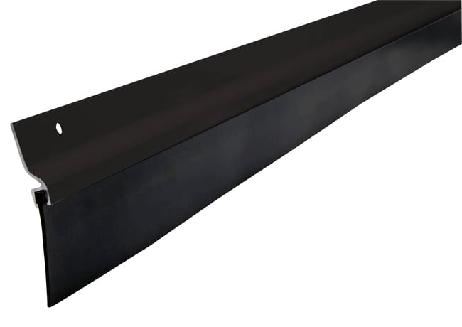 BURLETE ATORNILLADO PUERTA DE GARAJE NEGRO 2M ALUMINIO BURCASA - 1