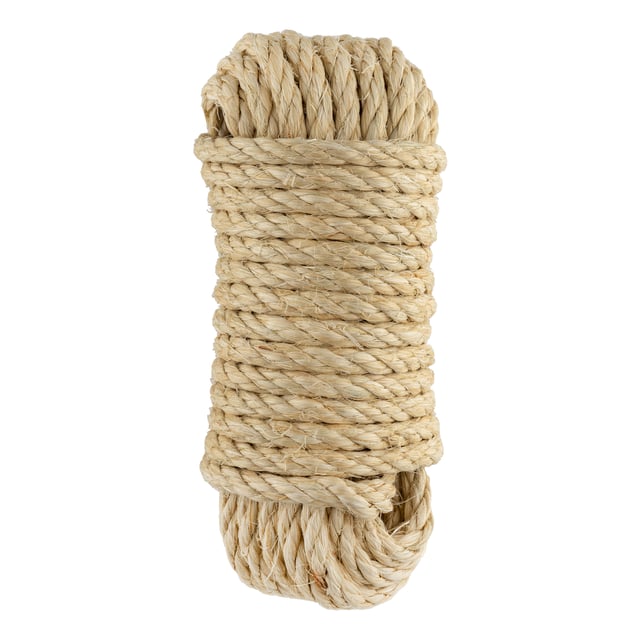 CUERDA SISAL CABLEADA 8MM 10M BEIGE ROMBULL