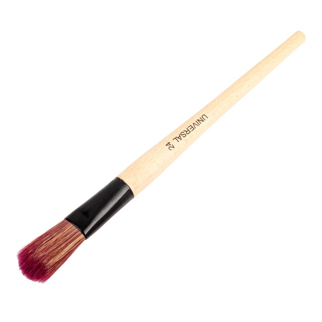 PINCEL PLANO CERDA NATURAL + PET PLUMADO Nº24