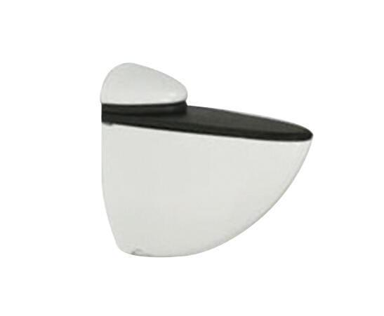 SOPORTE  REGULABLE PARA BALDA MAX 24 MM. L 70 MM BLANCO - 1