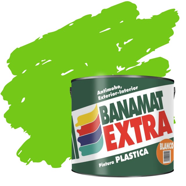 PINTURA PLASTICA LIMA MATE 2,5L BANAMAT EXTRA