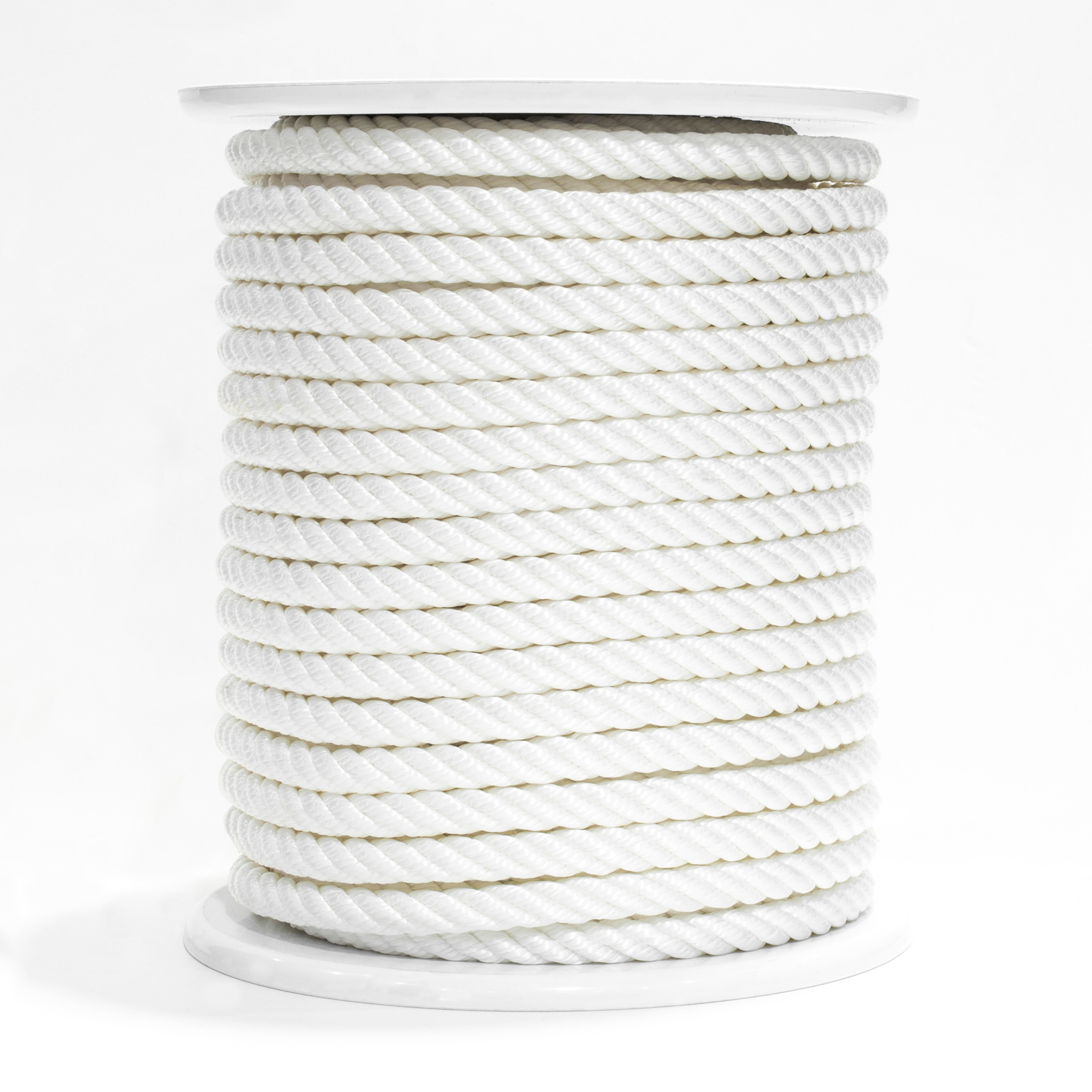 CUERDA POLIESTER CABLEADA 14MM. 1M BLANCO ROMBULL - 3