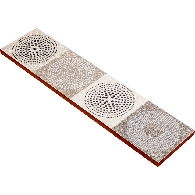 CENEFA CERÁMICA 7X30CM 7355 GRIS. PACK 3 UNIDADES