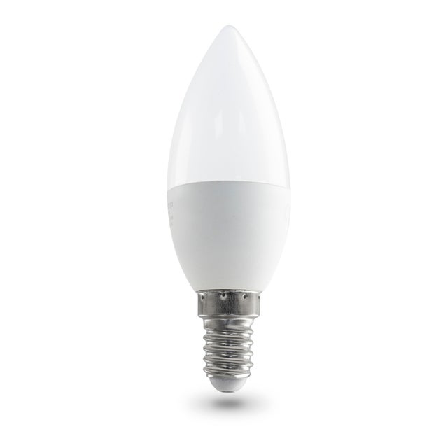 BOMBILLA LED VELA E14 420LM 4W LUZ CALIDA
