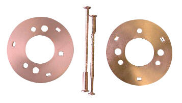 ADAPTADOR ROSETAS  LATON 60MM