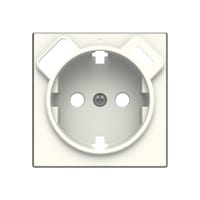 TAPA SCHUKO+2USB SERIE SKY BLANCO - 1