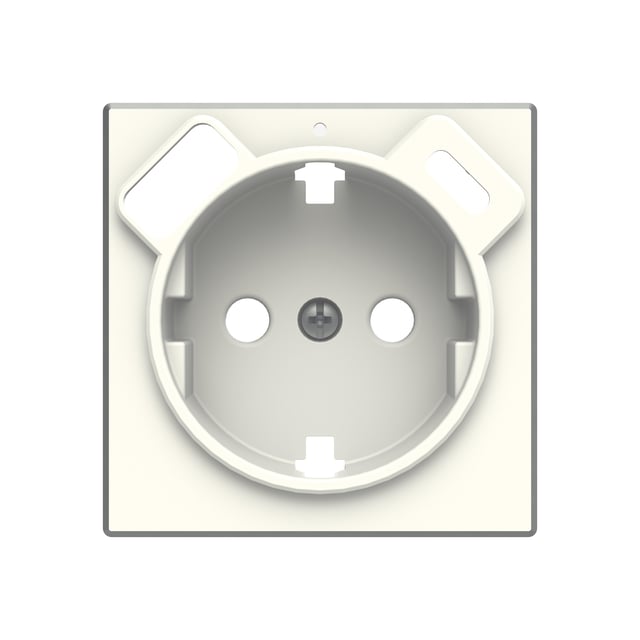 TAPA SCHUKO+2USB SERIE SKY BLANCO