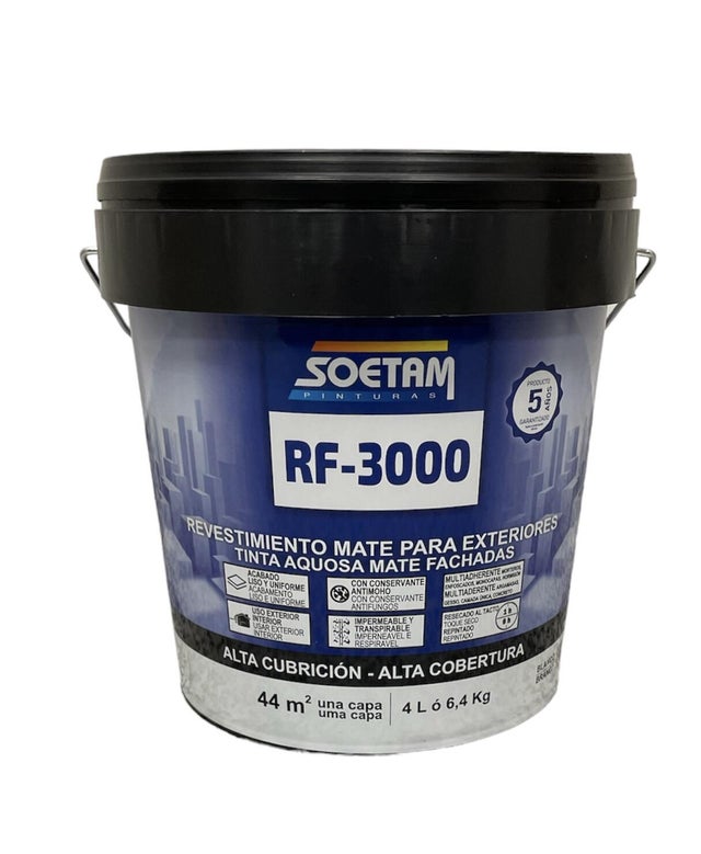 REVESTIMIENTO FACHADA MATE RF-3000 4L CANELA