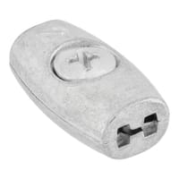 SUJETACABLE SUPER SIMPLE GALVANIZADO 2 MM. 4 UDS - 1