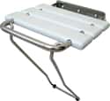 ASIENTO DUCHA CON PATA INOX BRILLO - 2