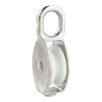 POLEA SIMPLE FIJA GALVANIZADA 80 X 10 MM. - 1