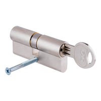 CILINDRO SEGURIDAD BOMBIN 35 X 35  MM. PUNTOS LEVA 13.5  MM. NIQUEL FAC - 1