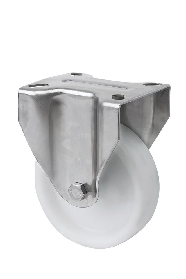 RUEDA 100MM POLIAMIX. HASTA 150KG. LLANTA ACERO