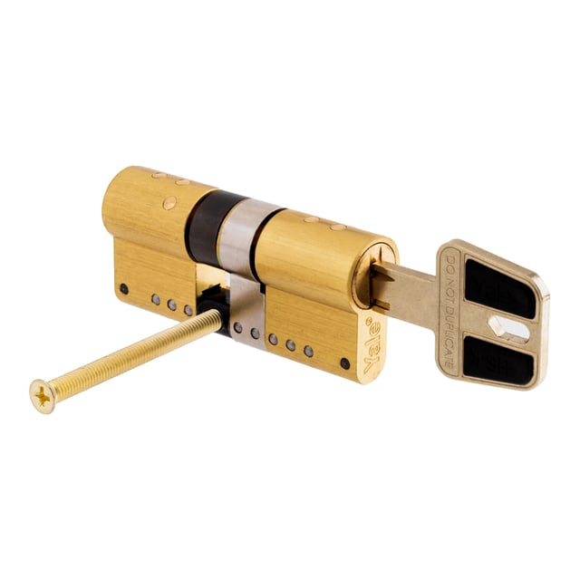 CILINDRO ALTA SEGURIDAD ANTIROTURA Y ANTIBUMPING 40 X 40  MM.  LATON HSK YALE