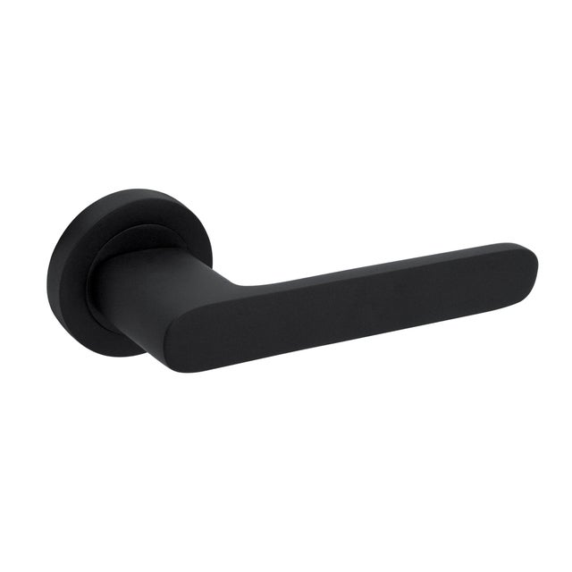 JUEGO MANIVELA CON ROSETA REDONDA NEGRO  KHOR