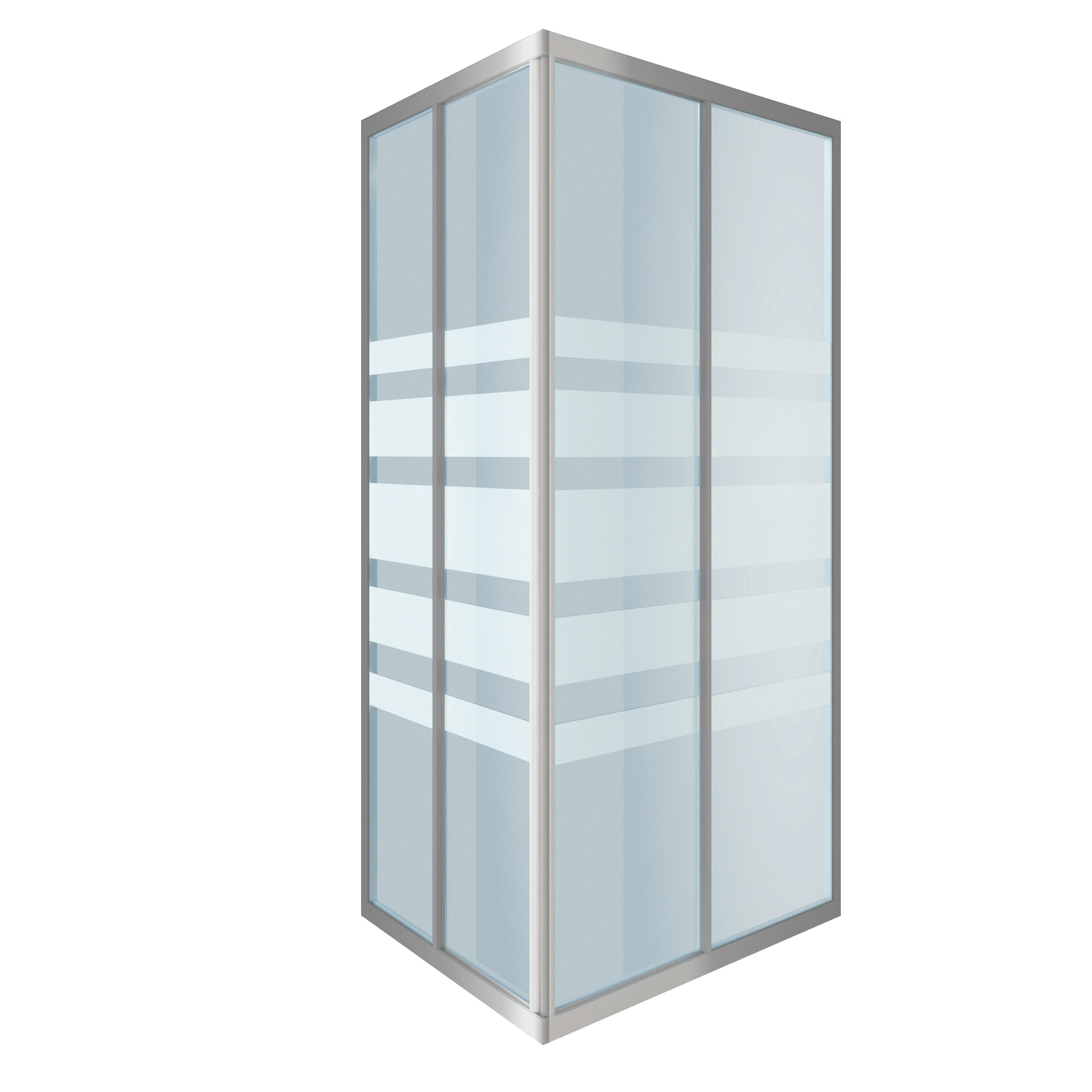 MAMPARA DE DUCHA RECTANGULAR 80 X 100 CM SIENA - 2