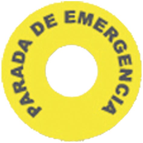 ETIQUETA PARO DE EMERGENCIA - 1