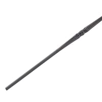 BARRA DE HIERRO FORJADO ESPIGA Y FLOR CENTRAL 14X14MM 1M - 1