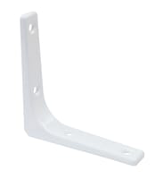 ESCUADRA SOPORTE PARA BALDA METALICA BLANCA 100 X 100  MM. MOD 2 AMIG - 1