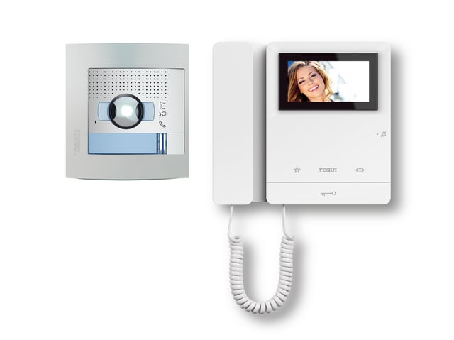 KIT VIDEOPORTERO 2 HILOS PANTALLA COLOR 4,3