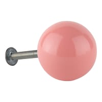 POMO PLASTICO BOLA MUEBLE ABS ROSA MODELO P 308.30 - 1