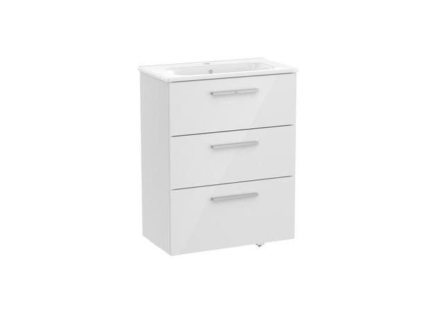MUEBLE DE BAÑO CON LAVABO ROCA PENTEO BLANCO 58,5X45,5CM