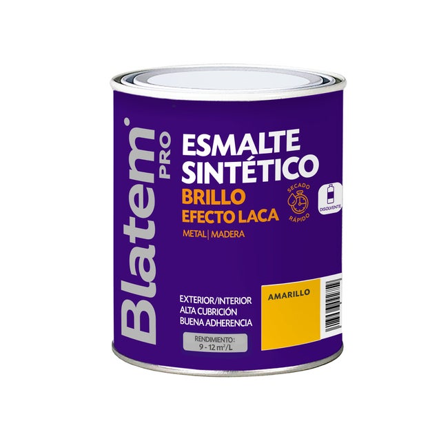 ESMALTE SINTETICO BRILLANTE 750ML AMARILLO REAL