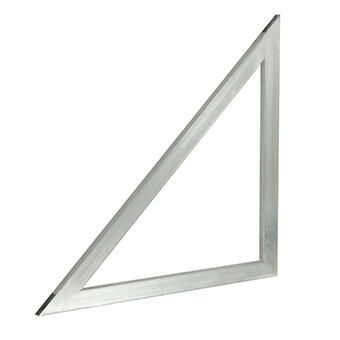 ESCUADRA DE OBRA GALVANIZADA 80 X 80 CM