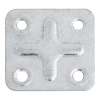 PLACA DE ENSAMBLAJE CINCADA 40 X 40  MM 2 UDS - 1