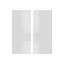 KIT 2 PUERTAS PARA MUEBLE DE COCINA SEVILLA BLANCO BRILLO PET 70X62CM - 1
