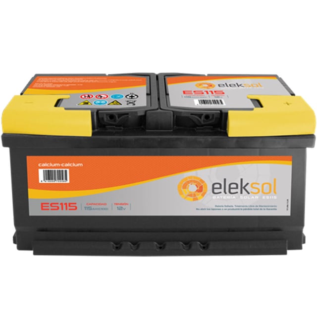 BATERÍA PLOMO SELLADO 12V 115AH C100 ELEKSOL