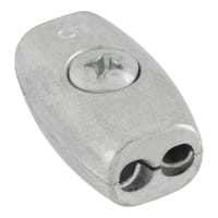 SUJETACABLE SUPER SIMPLE GALVANIZADO 5 MM. 4 UDS - 1