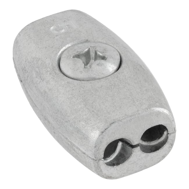 SUJETACABLE SUPER SIMPLE GALVANIZADO 5 MM. 4 UDS - 1