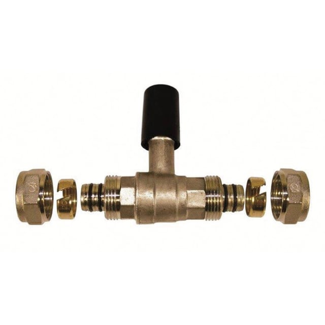 VÁLVULA ESFERA EMPOTRAR 25MM COMPRESIÓN MULTICAPA