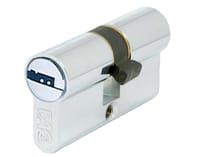 CILINDRO SEGURIDAD BOMBIN 30 X 30  MM. PUNTOS LEVA 13.5  MM. NIQUEL FAC - 1