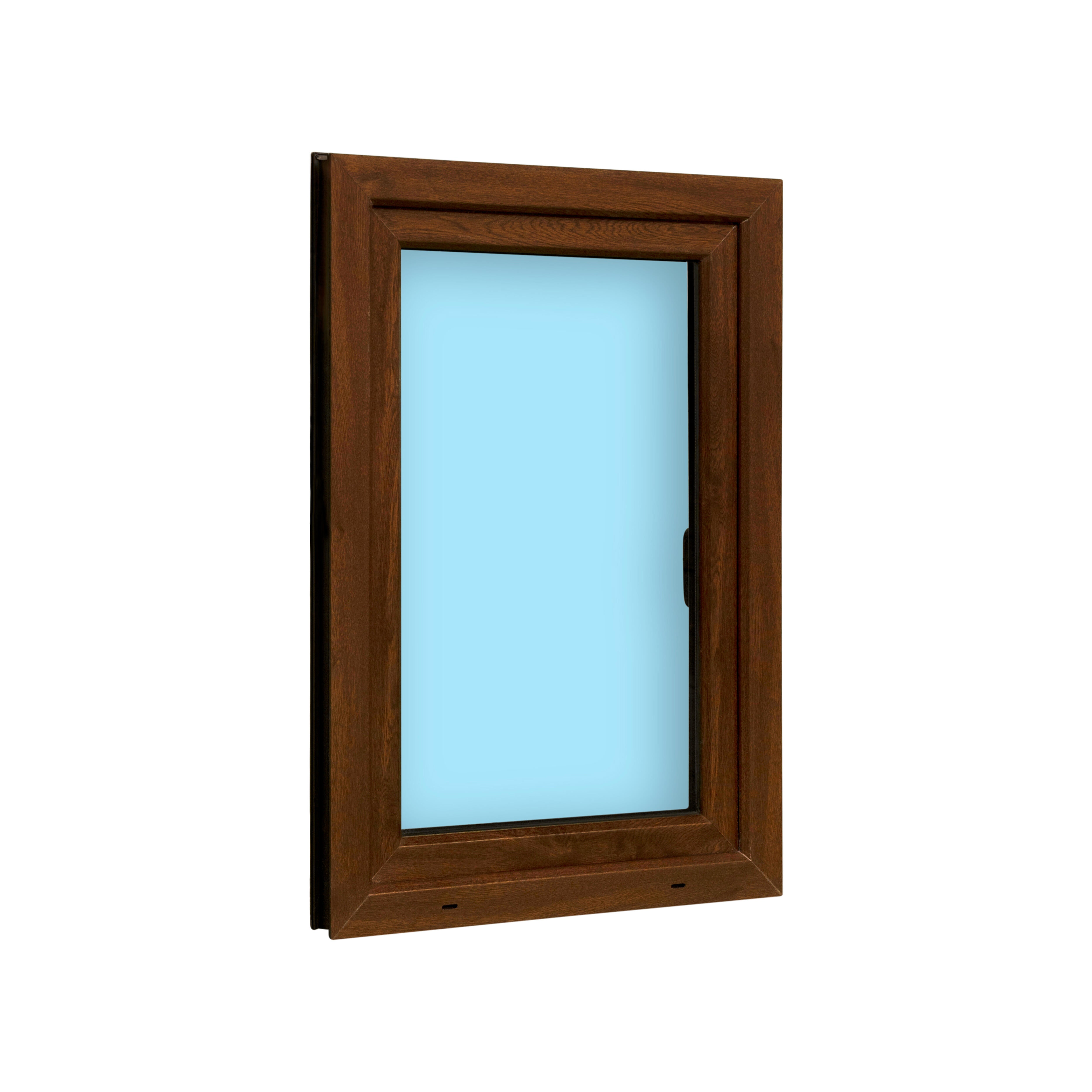 VENTANA PVC OSCILOBATIENTE NOGAL 70X100CM - 3