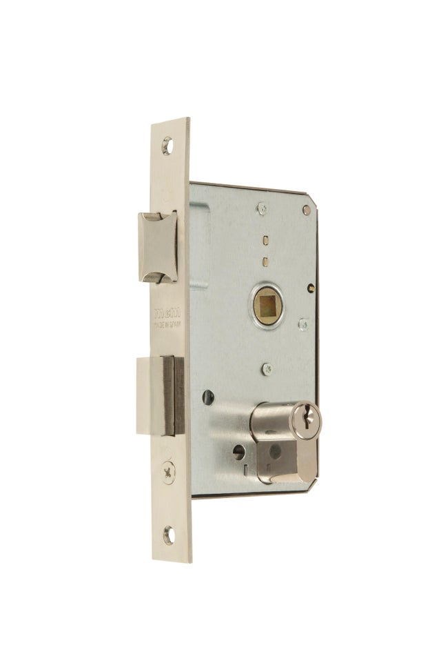 CERRADURA EMBUTIR PUERTA DE MADERA 35  MM. 1501 NIQUELADO MCM
