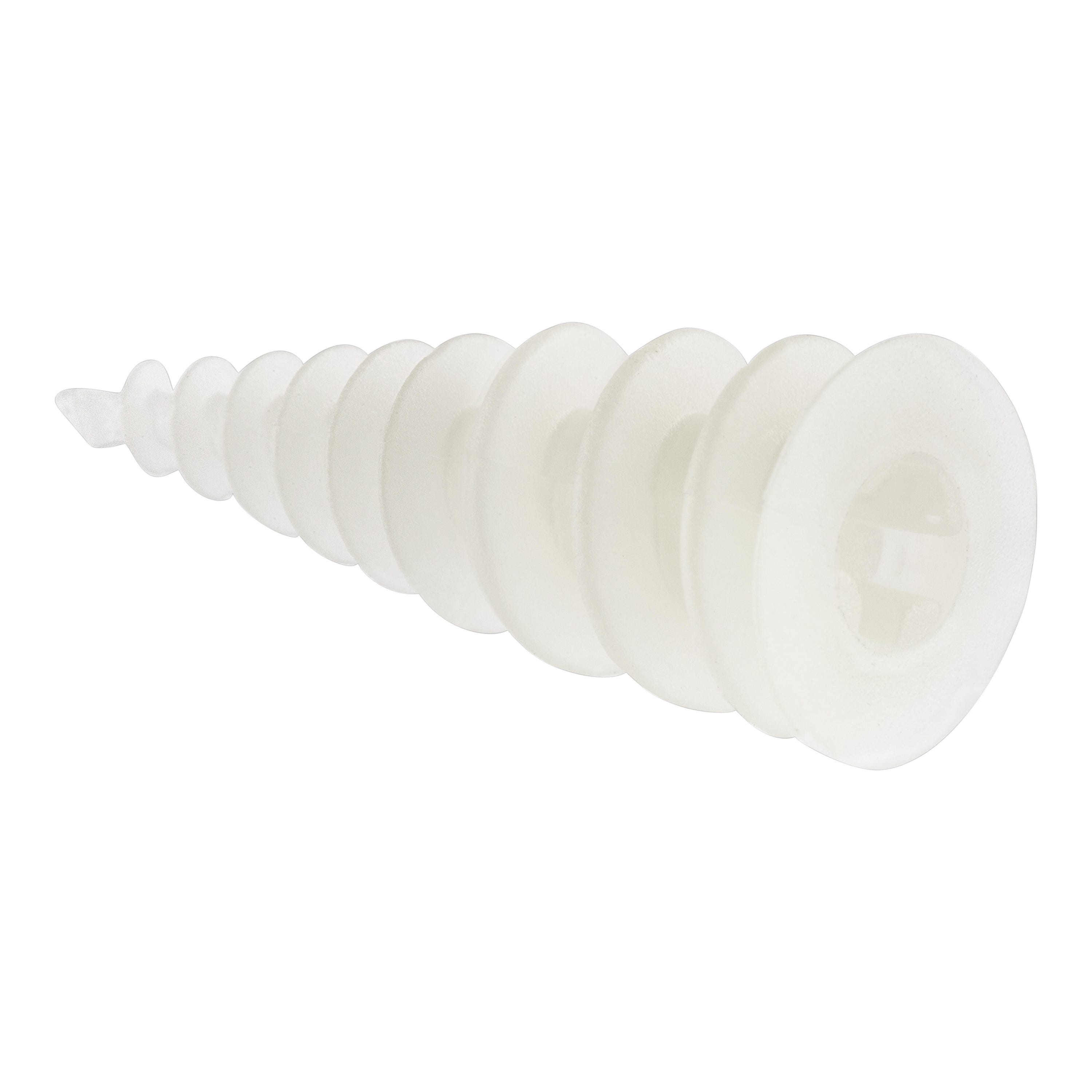 Tacos De Nylon 15x33 Mm Para Pladur - Sin Taladro, Autoperforantes, Alta Sujeción, Pack De 25 Unidades