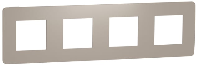 MARCO CUADRUPLE SERIE NEW UNICA VISON BLANCO