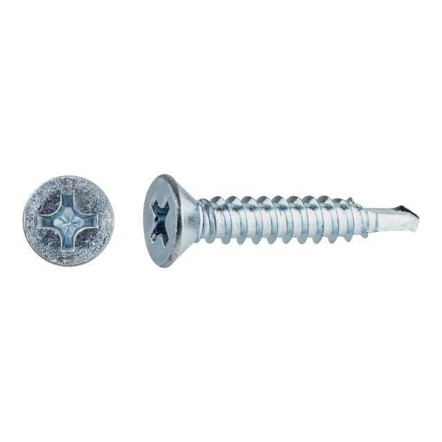 TORNILLOS ROSCA CHAPA PARA METAL CINCADOS 4,2X25MM. 250UDS