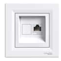 TOMA RED RJ45 SERIE ASFORA BLANCO - 1