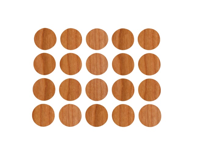 TAPA ADHESIVA PARA TORNILLO CEREZO. 40 UDS - 1