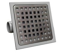 SUMIDERO PLATO DUCHA 15X15CM INOX/ABS GEBO - 1