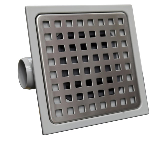 SUMIDERO PLATO DUCHA 15X15CM INOX/ABS GEBO