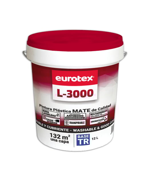 BASE PINTURA PLÁSTICA MATE L3000 12L TONOS INTENSOS - 1