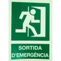 SEÑAL CARTEL SALIDA EMERGENCIA DERECHA 1UD - 1