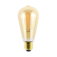 BOMBILLA LED VINTAGE REGULABLE E27 560LM 6W LUZ CALIDA - 1