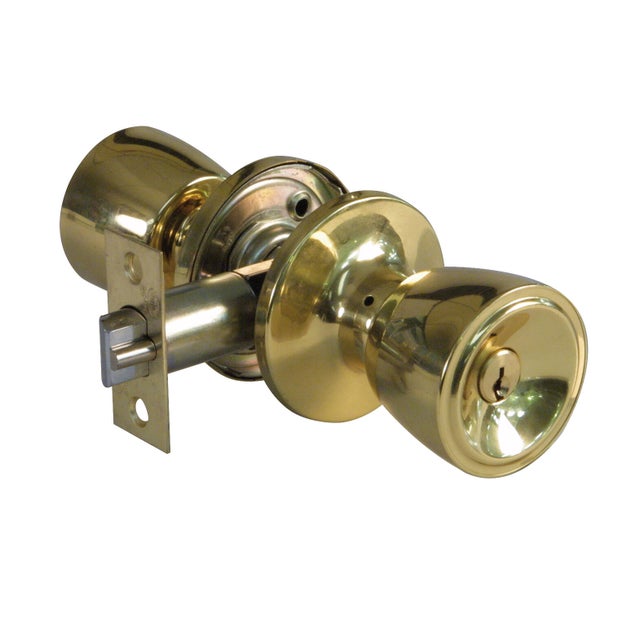 POMO PARA PUERTA DE ENTRADA CON LLAVE LATON 600 AMIG