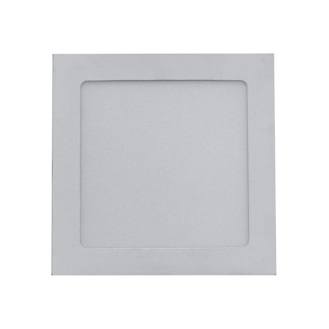 DOWNLIGHT LED EMPOTRAR CUADRADO BLANCO 12W LUZ CALIDA - 1