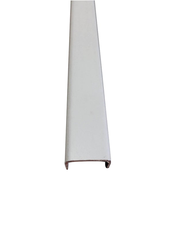 MOLDURA CUBRECANTO PVC BLANCO  2600 X 16 MM